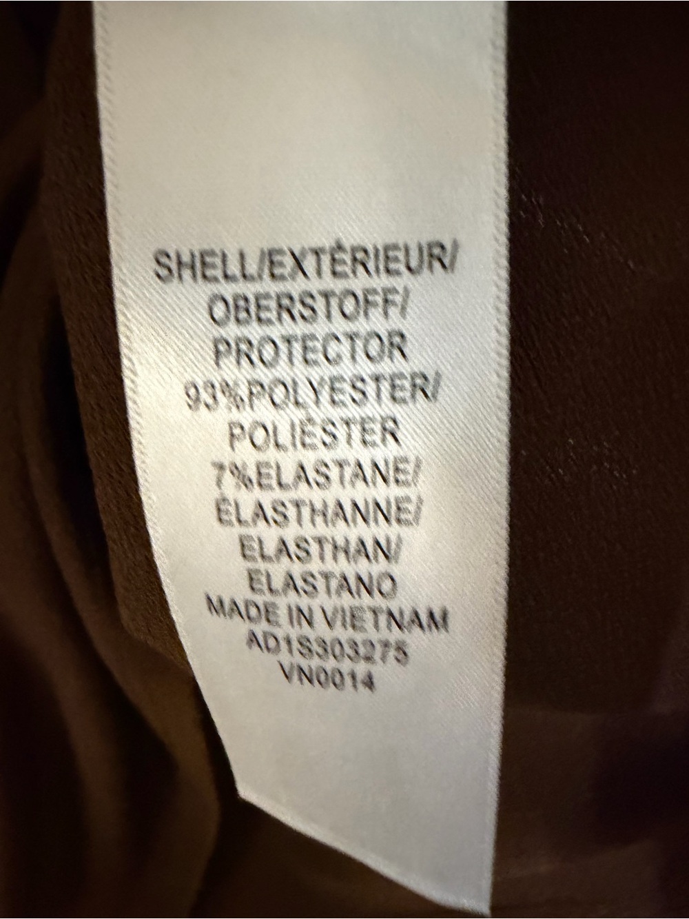 Adrianna Papell Chocolate Brown Split-Neck Flutter Sleeve Blouse - Picture 2 of 2